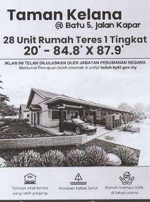 New project Single Storey Terraced Taman Kelana Rantau Panjang Klang
