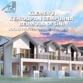 Free furnished Guarded 2sty house, 1sty Semi d, Klemeru,Meru, Ipoh