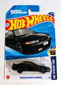 Hot Wheels Nissan Skyline GT-R BNR32 R32 ff hitam