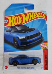 Hot Wheels Ford Mustang Dark Horse biru