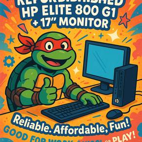 Hp 800 i5 4th Gen PC Office computer W10 + monitor