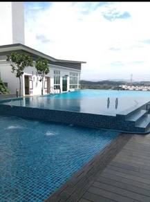 Saville Kajang high floor partial furnished for rent