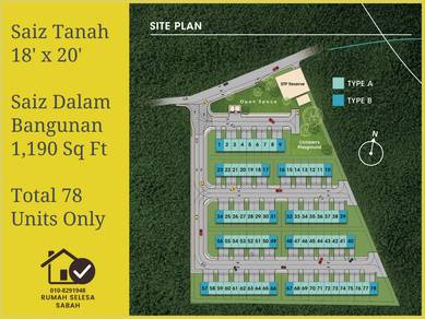 Rumah Teres Baru - 2 Tingkat