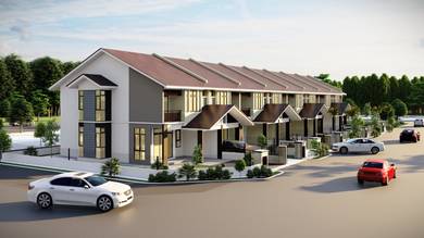 2-storey-Terraced-House-for-sale-Kok-Lanas-Kelantan