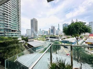 Facing KLCC + Low Level Condo Setia Sky Residence, KL