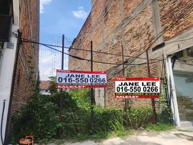 Jalan Pasir Puteh-Main Road- 1 empty Shoplot land -For Sale -20 X 80