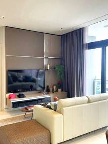 Fully furnished, high floor with private lift & nice sea & city view!