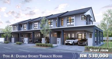 Taman Sedia New Double Storey Terrace House @ Jalan Batu Kawa-Bau