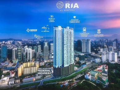 New The Ria Service Apartment Riveria City KL Sentral High ROI PM now!