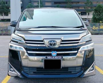 Toyota VELLFIRE 2.5 ZG TIMBALAN MENTERI KENDERAAN