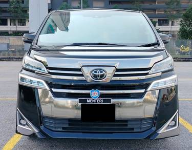 Toyota VELLFIRE 2.5 ZG KENDERAAN RASMI MENTERI VIP