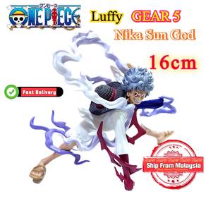 Anime One Piece Luffy GEAR 5 Figurine Nika Sun God