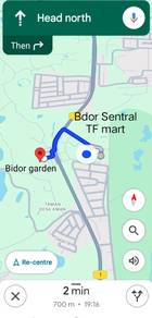 Projek baru bidor/ jarak Jalan kaki sampai TF value mart & banyak lagi