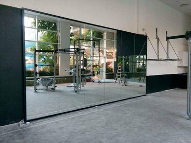 CERMIN DINDING SAIZ CUSTOM l khidmat pasang cermin