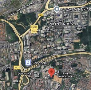 Freehold Residential land KL: North Kiara, Jln Dutamas Raya with DO
