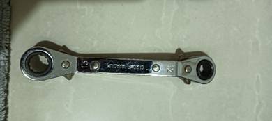 Kennedy 25° offset ratchet ring wrench