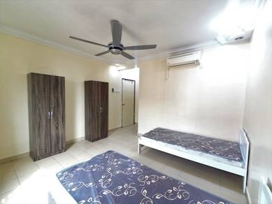 BILIK PRIVATE BATH|Free WIFI|Fully Funished|Plaza Metro Prima Kepong