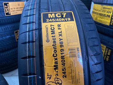 Tayar baru 245 40 19 Continental mc7 2025 new tyre