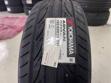 Tayar baru 195 55 15 Yokohama advan fleva 2025 new