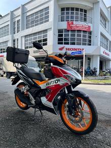 honda rsx 150 abs repsol + 45L top box  full loan