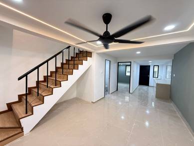 2 Sty Low Cost Jalan Geharu Fully Renovated Extend Taman Rinting Masai