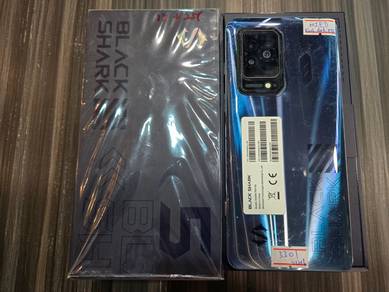 Black Shark 5 5G 12GB Ram 256GB Dual Sim - Fullset