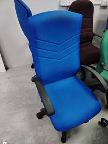 Blue High Back Roller Chair TD753
