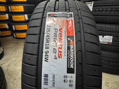 Tayar Baru 235 45 18 Hankook Ventus Prime4 K135 25