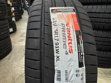 Tayar Baru 215 45 17 Hankook Ventus Prime4 k135 25