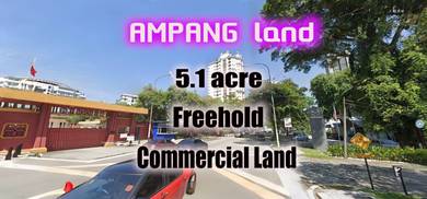 Taman U Thant Jalan Ampang 5.1acre 222,156sf Commercial Land Freehold