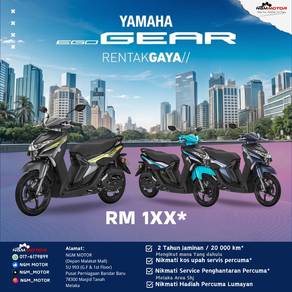 YAMAHA EGO GEAR - Ready Stock Cash OTR / Full Loan