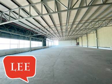 [ 70000 SF ] bkt minyak warehouse factory | high ceiling | 1200amp -HK
