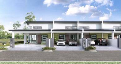 Rumah Teres Baru di Matang Jaya! Belakang Lepapa Matang!