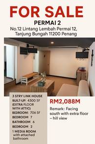 Luxury 3-Storey Link House For Sale – Permai 2,  Tanjung Bungah