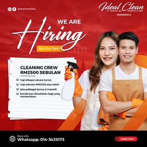 Cleaning Crew (Kemasukan Segera)