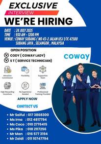 Coway Lady Sunway (Sales & Service)