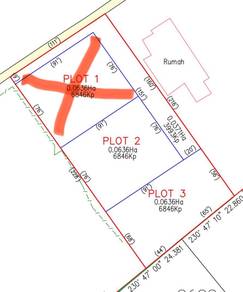 Tanah Banglo Lot, Keladi Kulim (Berdekatan SMK Kulim)
