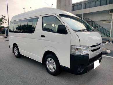 Ori 2015 Toyota Hiace 2.5 (M) High Roof Window Van