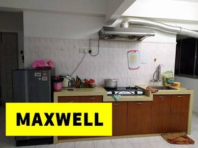 Nibong Indah PARTIALLY RENO with 1 CARPARK TOWN VIEW Gelugor WORTH BUY