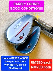 Honma BERES W105P Wedges 50* @ 58* (NSPRO R Flex)