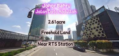 Johor Bahru Jalan Dato Abdullah Tahir 2.61acre 113,724sf Freehold Land