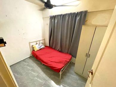 Bilik Single Lelaki lengkap Perabot Sentul Utama Kondo