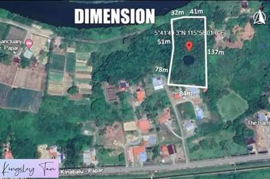 Agricultural Land at Papar For Sale | PL999 Freehold!
