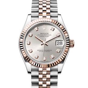 NEW Rolex Datejust 31mm Silver 10 Diamond 278271