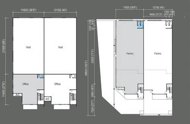 5200sqft 1.5 Terrace TTC Cheng near Krubong Merdeka Malim