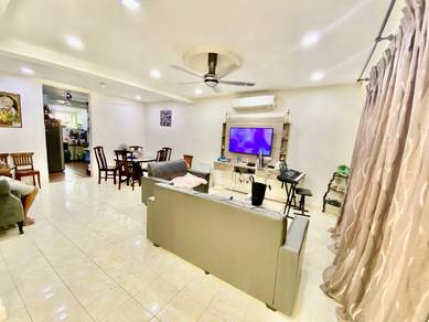 Double storey terrace house fully furnished taman putra prima puchong