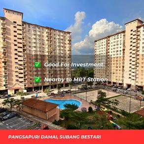 SUBANG BESTARI, Pangsapuri Damai @ Sek U4, Shah Alam For Sale