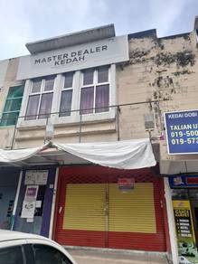 Double Storey Shophouse for Rent at Taman Cindai Jaya, Sungai Petani.