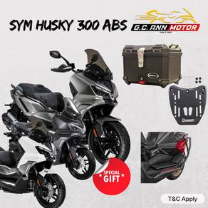 Crash Bar, Top Box, Rack SYM Husky 300 Promo