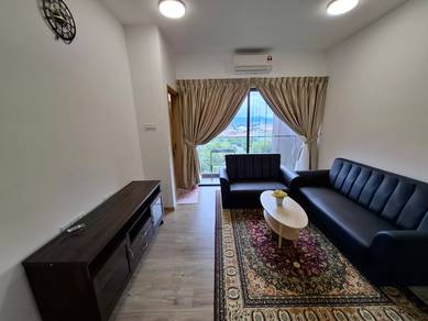 RENT KK Bundusan Forest Hill Blk A Level23 Full Furnish 3R2B1C, 838 sf